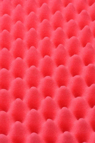 Red acoustic foam abstract