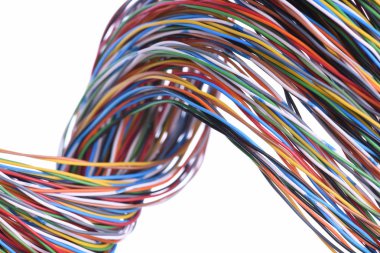 Renkli elektrik kabloları