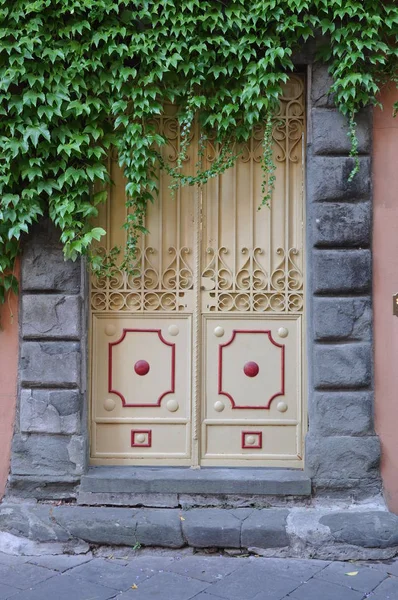 イタリアの古い家のドア — ストック写真