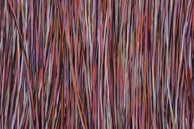 Elektrik renkli kablolar ve teller arka plan