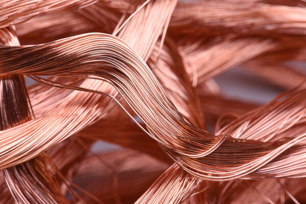Copper wire raw materials and metals industry