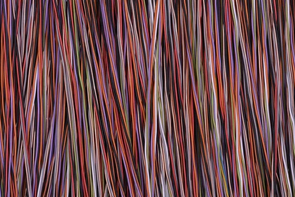 Electrical Colorful Cables Wires Background — Stock Photo, Image