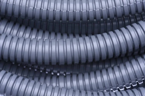 Tubo de conducto eléctrico corrugado flexible —  Fotos de Stock