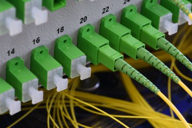 Optik dağıtım panelleri fiber kablolar, pasif optik ağ ile