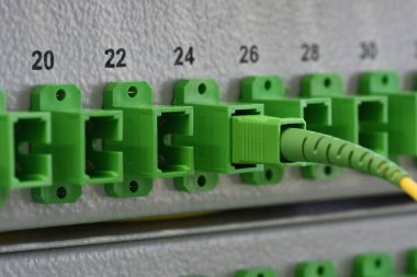 Optik dağıtım panelleri fiber kablolar, pasif optik ağ ile