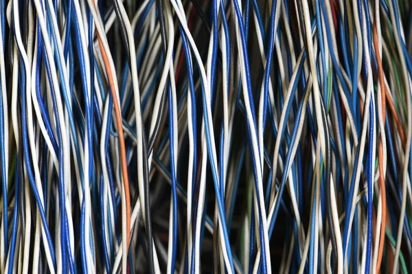 Cable Wire Internet Network Closeup — Stock Photo, Image