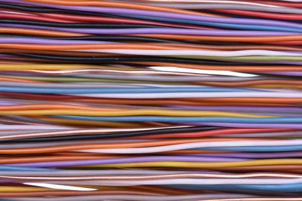 다채로운 케이블 와이어 — 스톡 사진