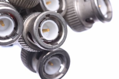Closeup grup bnc konnektör