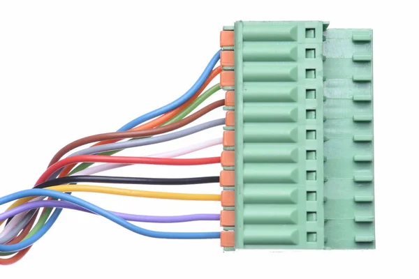 Elektrický kabel konektor — Stock fotografie
