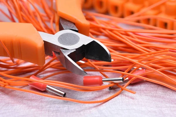 Accessories Tool Used Electrical Installations — Stock Photo, Image