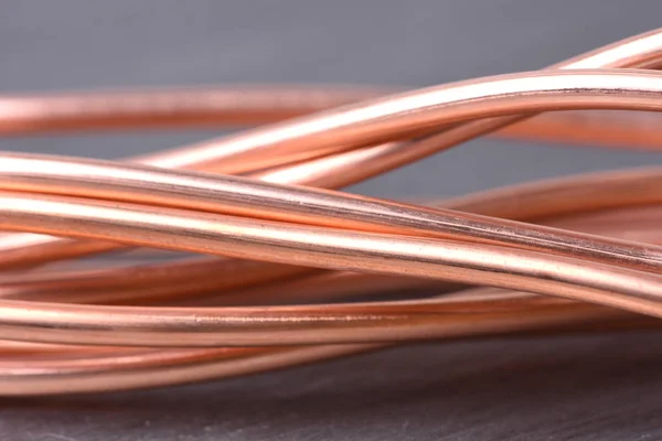 Copper Wire Close — Stock Photo, Image