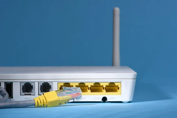 Wireless router network with cable