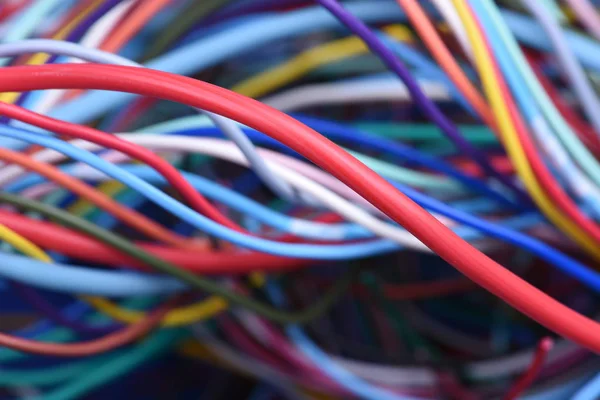 Computer Netwerk Elektrische Kabels — Stockfoto