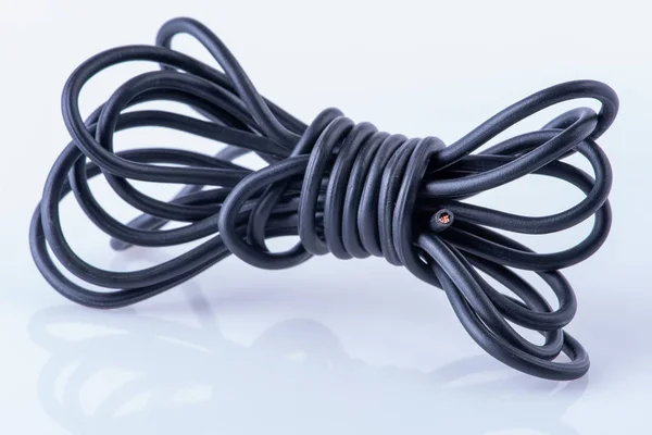 Artículo Eléctrico Laminado Desperdicio Cable Eléctrico Primer Plano — Foto de Stock
