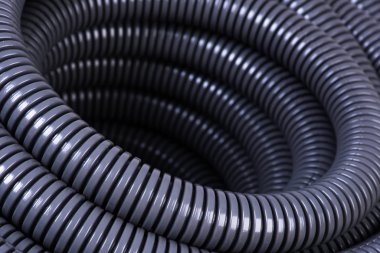 Elektrik tesisatı için plastik kabartmalı boru rulosu