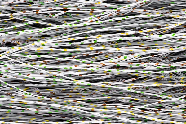 Electrical Cable Wire Background Texture — Stock Photo, Image