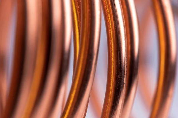 铜丝有色金属工业原料 — 图库照片