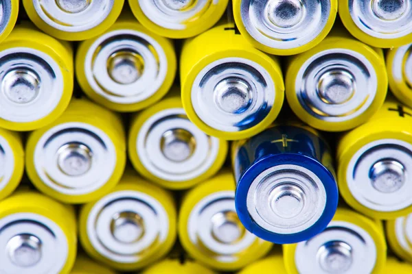 Pile Alkaline Batteries Size Aaa Selection Focus Single One — Stockfoto