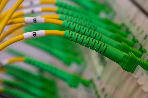 Optical distribution panel with optic cables at gigabit passive optical networks