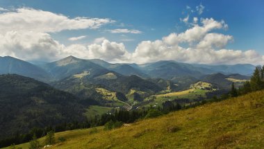 Ukrainian Carpathians near the village Dzembronya