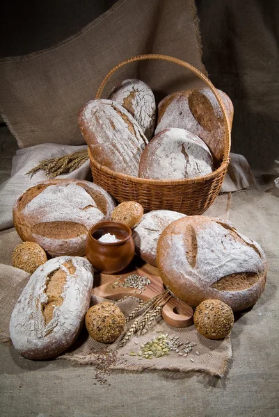 Pão e massa — Fotografia de Stock