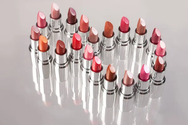 Metal Tubes With Lipstick — Stock Photo, Image