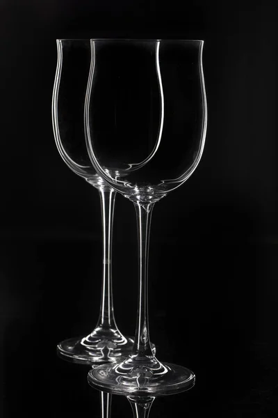 Two Empty Glasses — Stock Photo, Image