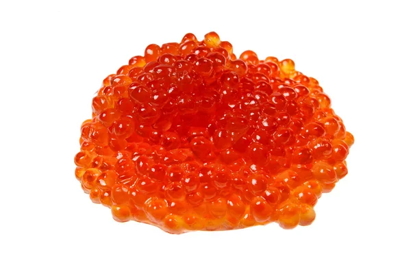 Caviar Vermelho Fundo Estúdio Isolado — Fotografia de Stock