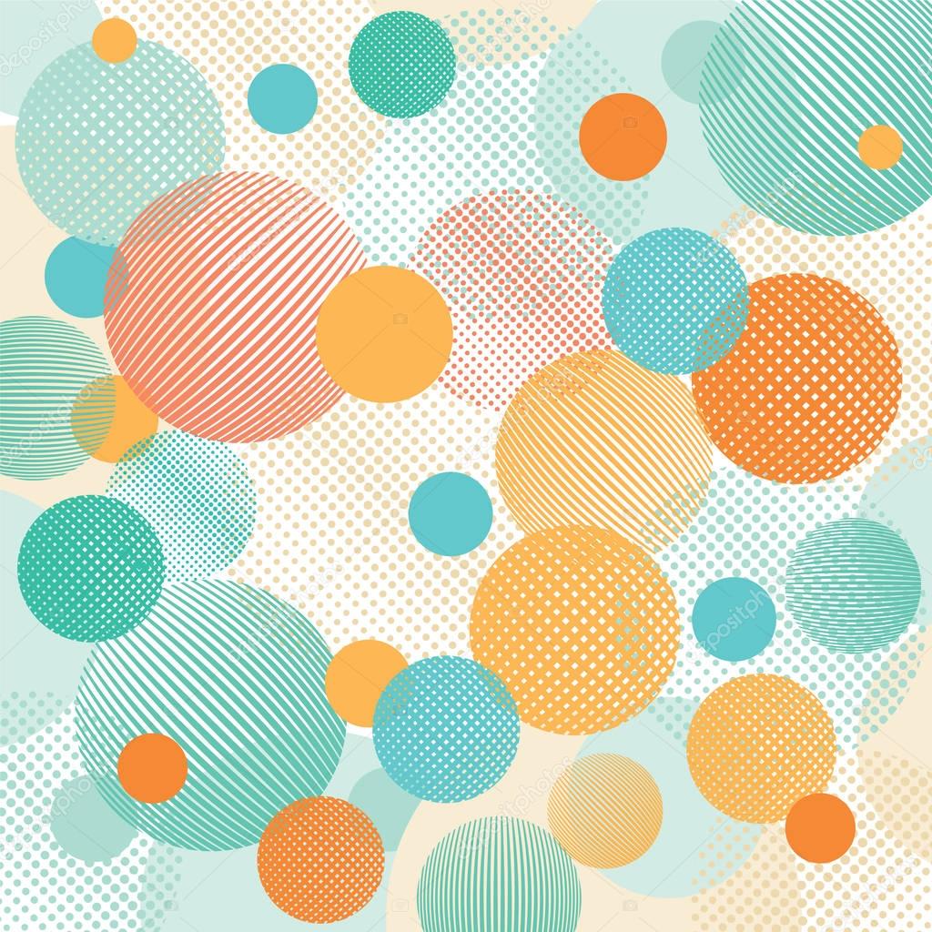 Geometric dots illustration