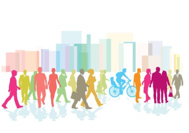 Yürüyen insan grubu