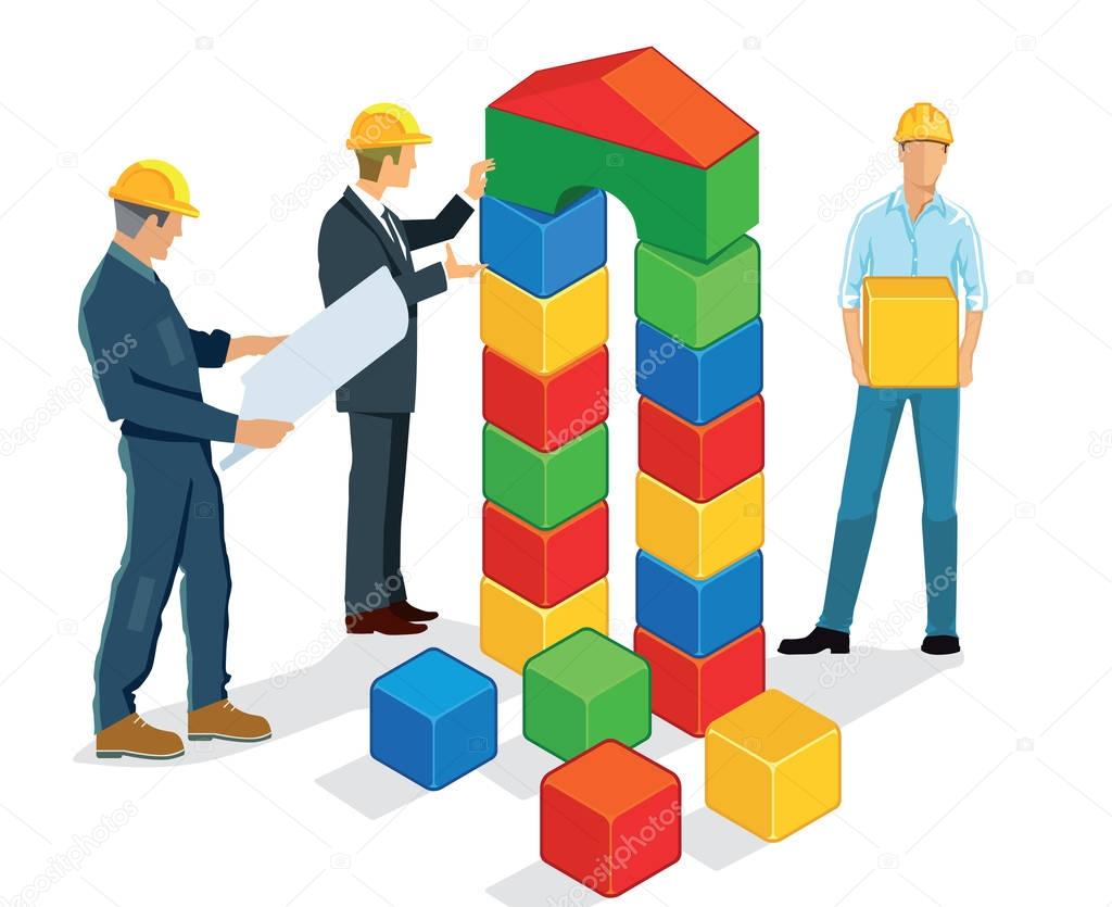 Planning and building with building blocks