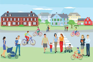 Onların boş zamanlarında aileler yürümek