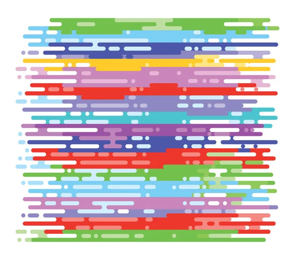 Líneas y puntos de colores, Patrón abstracto — Vector de stock