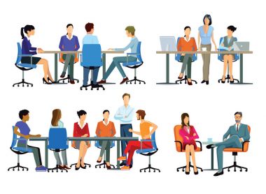 Ofis işleri, iş akışı, coworkink, takım çalışması