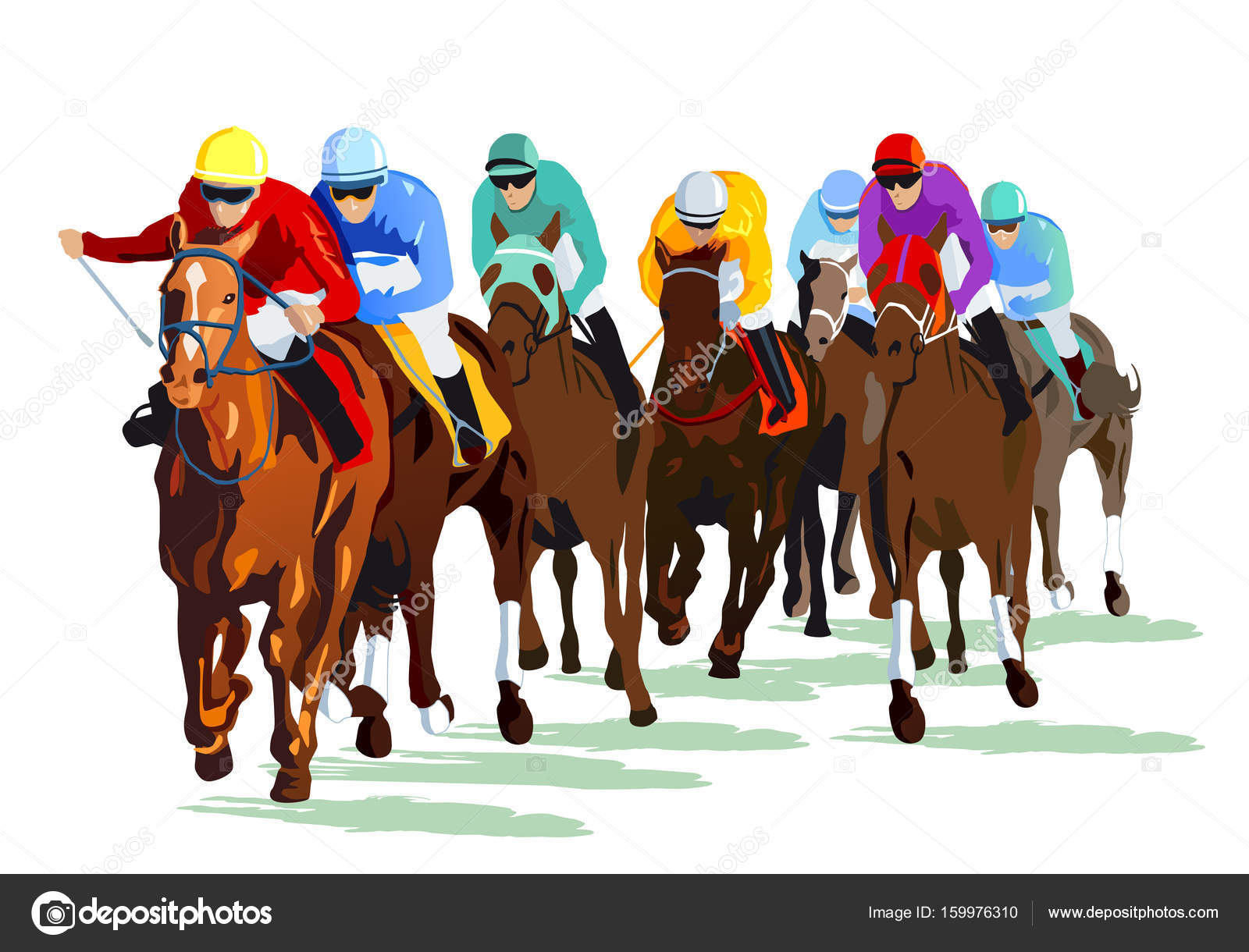 Horseracing Vector Art Stock Images | Depositphotos