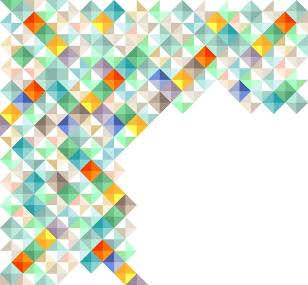 Éléments carrés colorés, illustration — Image vectorielle