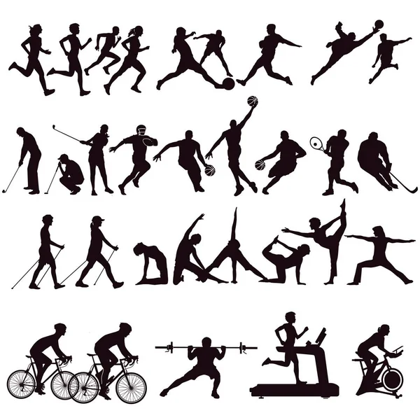 Collection sport et loisirs — Image vectorielle