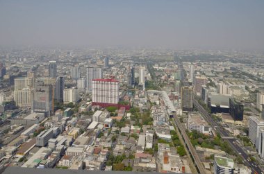 Gözlem güverte görünümünden Bangkok