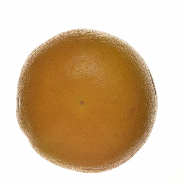 Grejfrut biały na białym tle — Zdjęcie stockowe