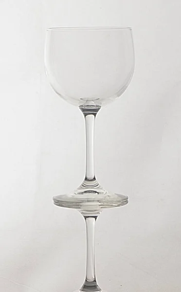 Transparent wine glass — Stock Photo, Image