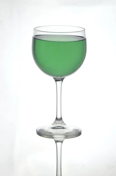 Διαφανές ποτήρι κρασί — Φωτογραφία Αρχείου