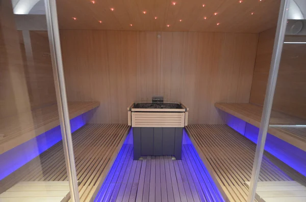 Spa interieur sauna — Stockfoto