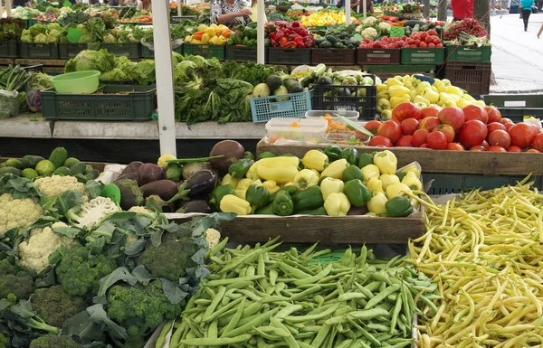 The capital of Slovenia bazaar — Stock Photo, Image