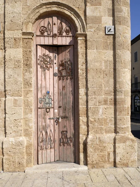 A clock tower ajtó — Stock Fotó