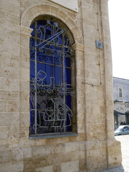 Fönster i tornet i klockan — Stockfoto