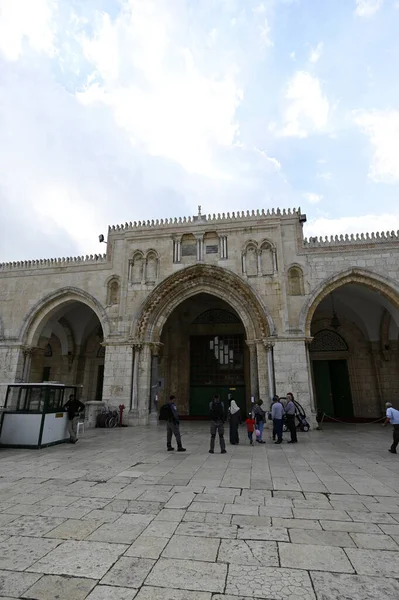 Templo Monte Moriah Al-Aqsa Mesquita — Fotografia de Stock