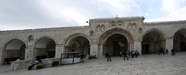 Tempelberget Moriah Al-Aqsa moskén — Stockfoto