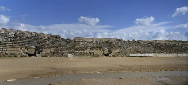 Ипподром царя Кесарии Ирода — стоковое фото