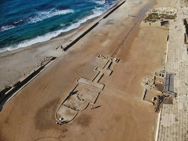 Caesarea kung Herodes hippodrom — Stockfoto