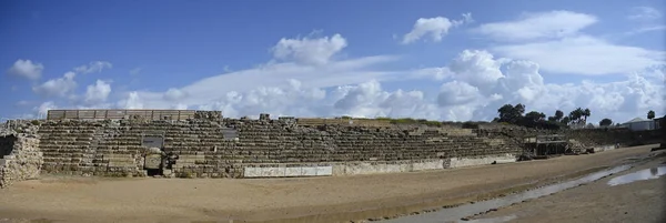 O hipódromo do Rei Herodes em Cesareia — Fotografia de Stock